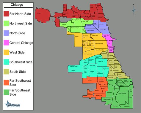 File:Chicago neighborhoods map.png - Wikitravel Shared