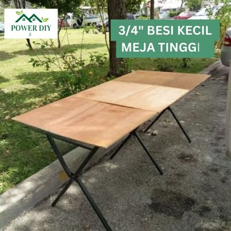 Powerdiyjj Kaki Tinggi Night Market Foldable Table Rack Pasar