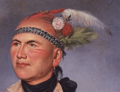 Portrait Of Thayendanegeajoseph Brant Unfinished