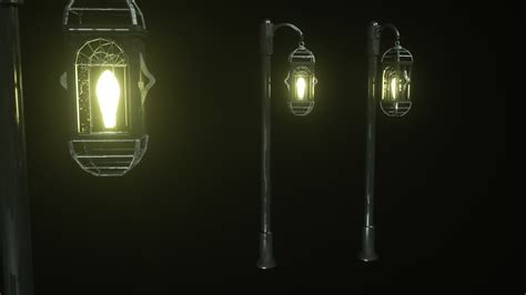 Artstation Street Lamp Concept Art 3d Model Resources