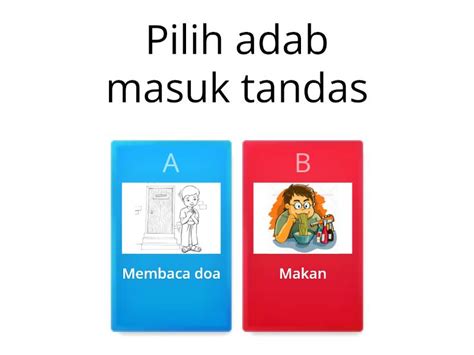 Adab Masuk Dan Keluar Tandas Tahun 4 Kuiz