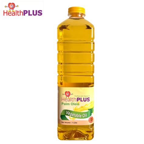 Health Plus Palm Olein Vegetable Oil 1l Cooking Oil 1 Liter Healthplus Grocery