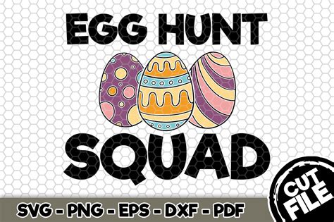 Egg Hunt Squad Graphic By SVGExpress Creative Fabrica