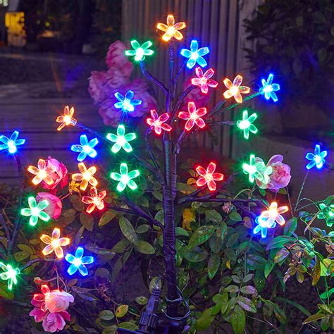 SolarEra Solar Flower Lights Outdoor Cherry Blossoms Waterproof Solar