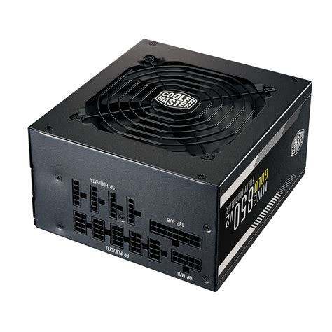 Fuente De Poder Cooler Master MWE Gold V2 FM 850W Full Modular