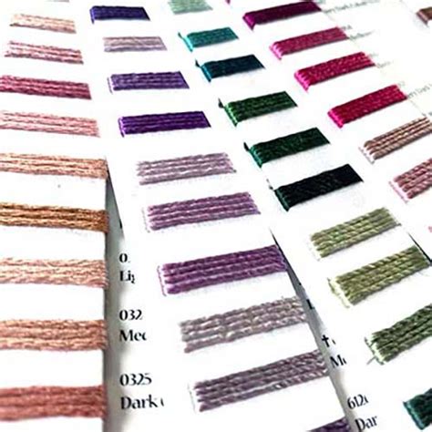 Kreinik Manufacturing Color Card And Color Chart Kreinik Silk Thread