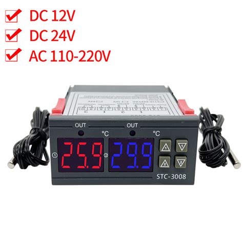 Stc Digital Thermometer Controller Two Relay Output With Probe V