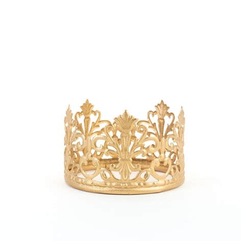 Gold Crown Cake Topper Gold Crown Mini Crown By Partsforyourart