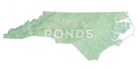 High resolution topographic map of North Carolina: Graphic #134249201