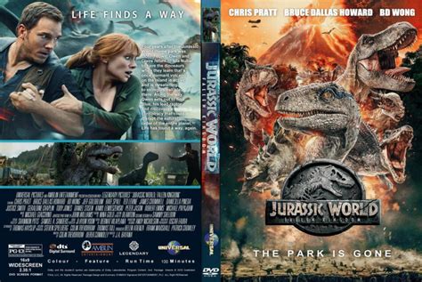 Jurassic World Fallen Kingdom R Custom Dvd Cover Label