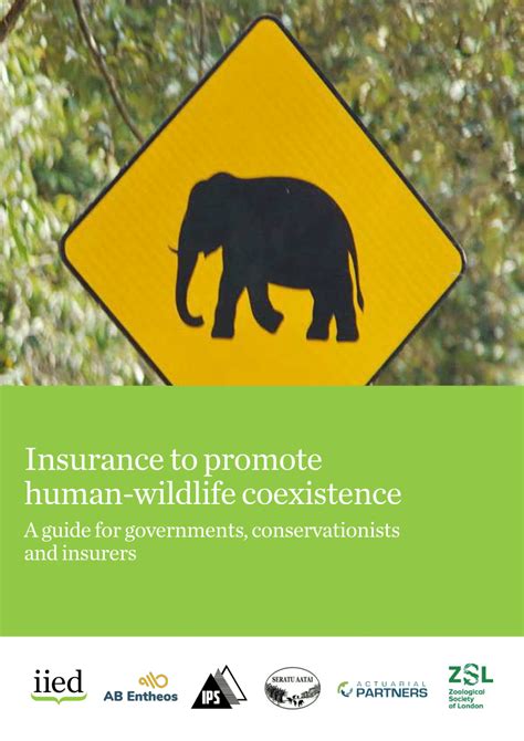 Pdf Insurance To Promote Human Wildlife Coexistence A Guide For