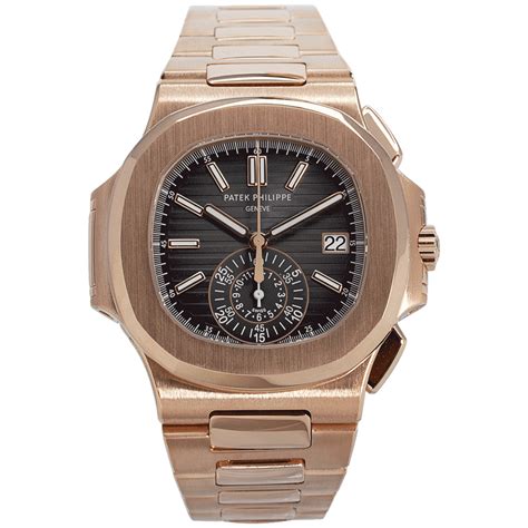 Patek Philippe Nautilus Chronograph Ref 5980 1r 001 Luxe Watches