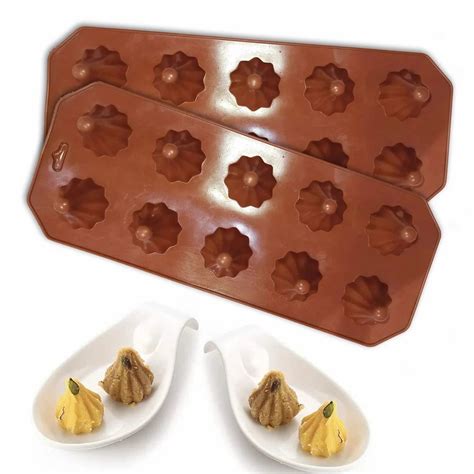 Silicone Modak Moulds Mb3305 Silicone Assorted Modak Making Mold