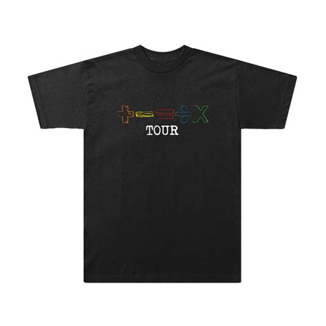 ÷× Tour Collection T Shirt Ed Sheeran Warner Music Australia Store