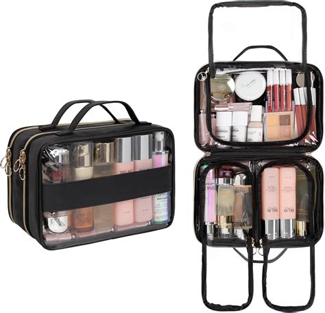 Amazon Ocheal Makeup Bag Organizer Double Layer Cosmetic Bag