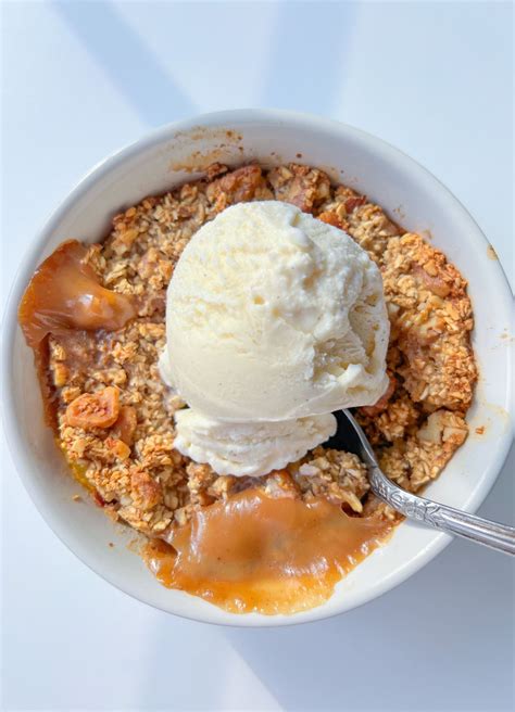 Single Serve Peach Crisp The Modern Nonna