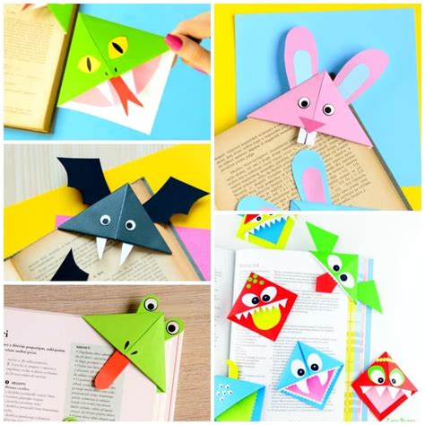 How to Make Corner Bookmarks + Ideas and Designs - Easy Peasy and Fun