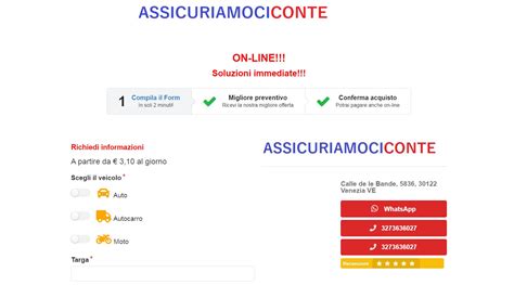 SOLUZIONI IMMEDIATE A PARTIRE DA 3 10 EURO AL GIORNO MA IL SITO