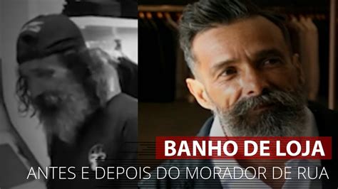 V Deo V Deo Veja O Antes E O Depois Do Morador De Rua Que Passou Por