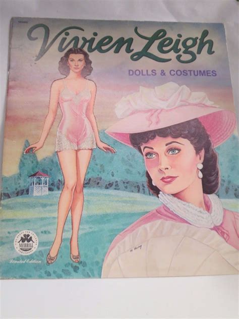 Vivien Leigh Paper Dolls Book Uncut Co Nice Antique Price