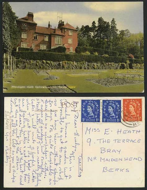 Liss Wenham Holt Convalescent Home Hants Old Postcard Ebay