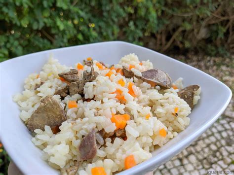 Arroz de Miúdos de Frango Iguaria Receita e Culinária