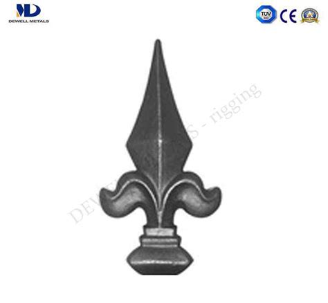 High Quality Ornamental Parts Wrought Iron Spear Head China Ornametal