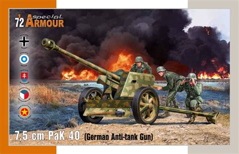 Scale Plastic Kit Cm Pak German Anti Tank Gun V E Pro