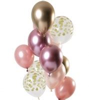 Ballon Sets Luftballons Dekoration Pink Dots Partystore