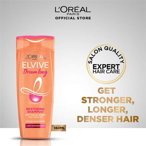 Loreal Paris Elvive Dream Long Shampoo 360 Ml For Longer And Stronger