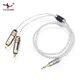 Yyaudio Y N Occ Silver Plated Mm To Rca Cable Hi End Mm Trs