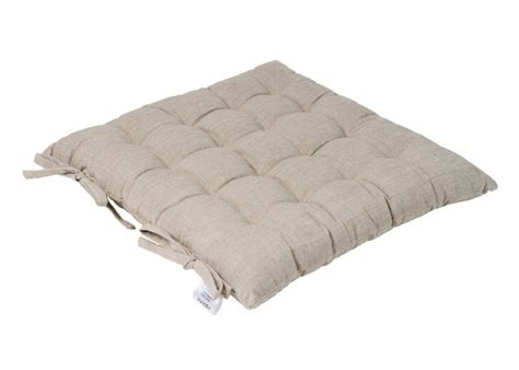 Coussin De Chaise 45x45 100 Coton Beige Couleur Chambray Coussins De