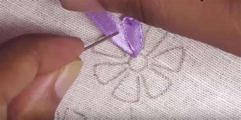 Sewing Tutorial Ribbon Embroidery