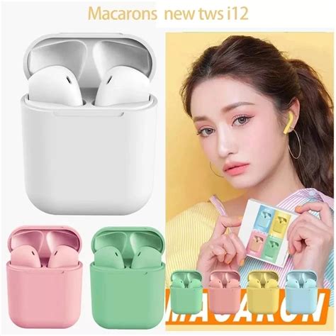 Metallic Color Inpods I12 Macaron Tws Air Wireless Earbuds Pods Touch