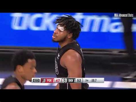 Scoot Henderson Pts Reb Ast Vs Brooklyn Nets Youtube