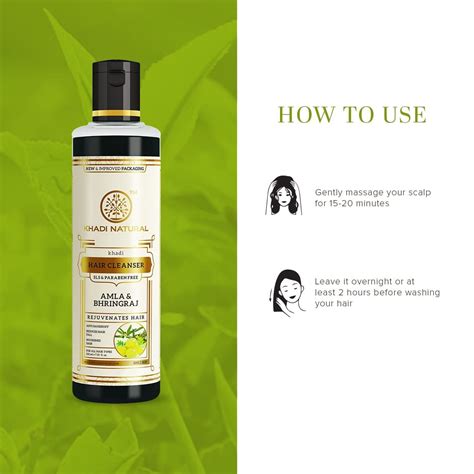 Khadi Natural Amla Bhringraj Shampoo Cleanser For Controlling