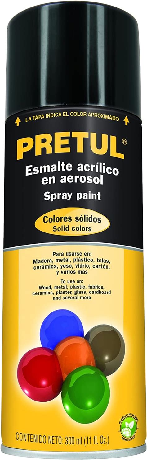 Pretul Pa Nm P Pintura En Aerosol Color S Lido Ml Negro Mate