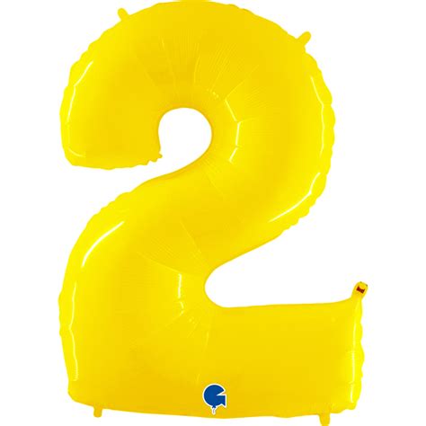 Fluo Yellow Number Grabo Foil Hi Flyers Balloon Wholesale