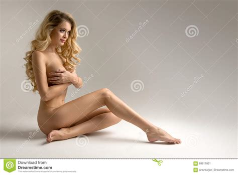 Glamorous Curvy Blonde Woman Stock Image Image Of Female Care
