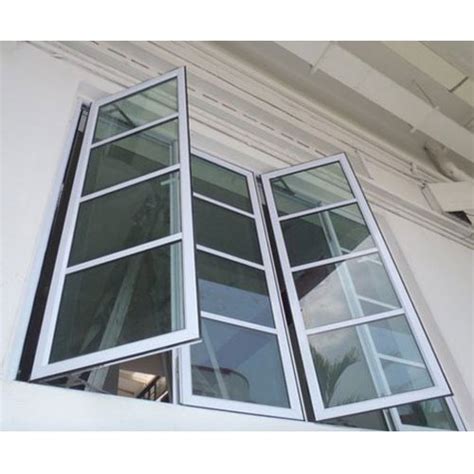 White Powder Coated Aluminium Casement Window Manufacturers Suppliers