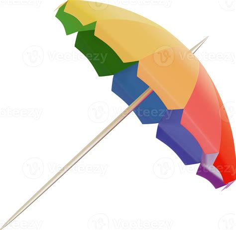 Rainbow Color Umbrella 46158773 Png