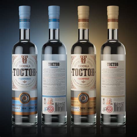 Tostov Vodka On Packaging Of The World Creative Package Design