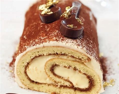 Bûche de Noël façon tiramisu au thermomix