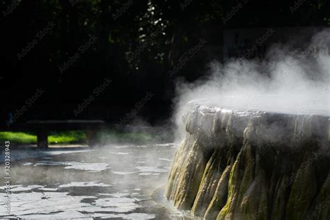 Hot springs Public Park in Ranong, Southern Thailand Stock Photo ...