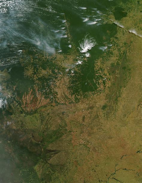 Fires Across Mato Grosso Brazil Full Size Ex