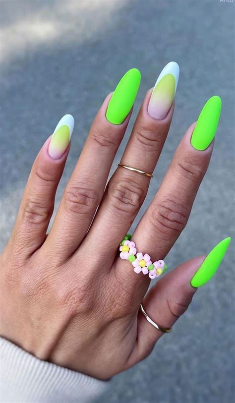 Light Up Your Nails With Electric Energy For Summer Neon Green