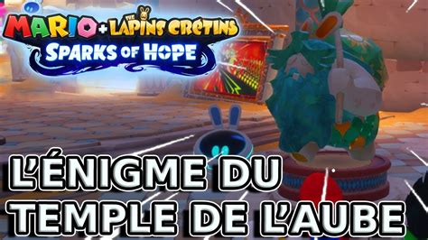 Qu Te L Nigme Du Temple De Laube Mario Lapins Cr Tins Sparks Of