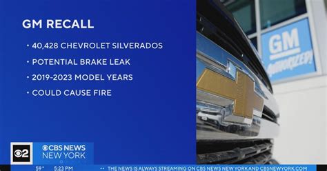 GM recalling 40,000 Chevy Silverado trucks - CBS New York