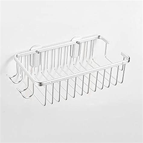 Hifasi Badplank Wandmontage Douche Caddy Met Haken Badkamer Plank Geen