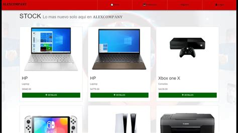 Tienda Online Carrito De Compras PHP JS MYSQL Y Bootstrap YouTube